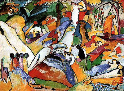 Study to Composition II Wassily Kandinsky